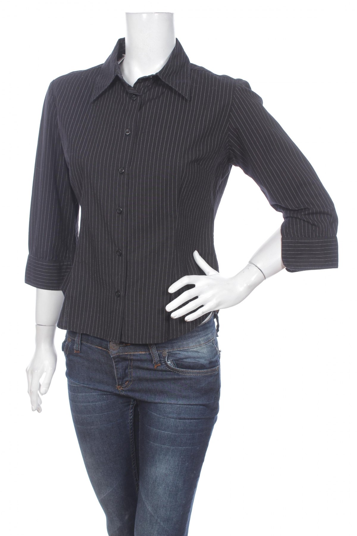 Γυναικείο πουκάμισο Chicoree, Μέγεθος L, Χρώμα Μαύρο, Τιμή 16,70 €