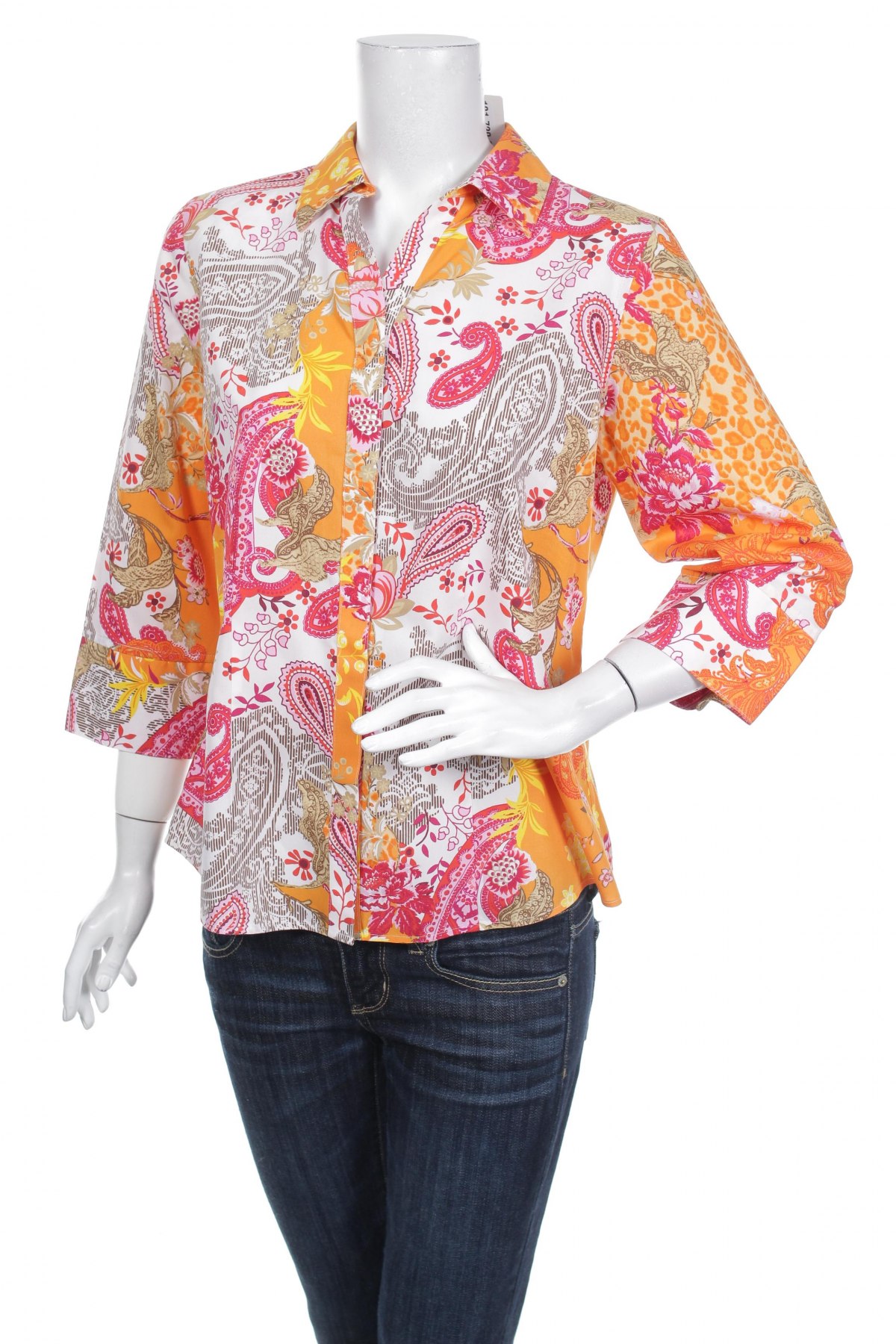 Γυναικείο πουκάμισο Chico's, Μέγεθος S, Χρώμα Πολύχρωμο, Τιμή 36,49 €