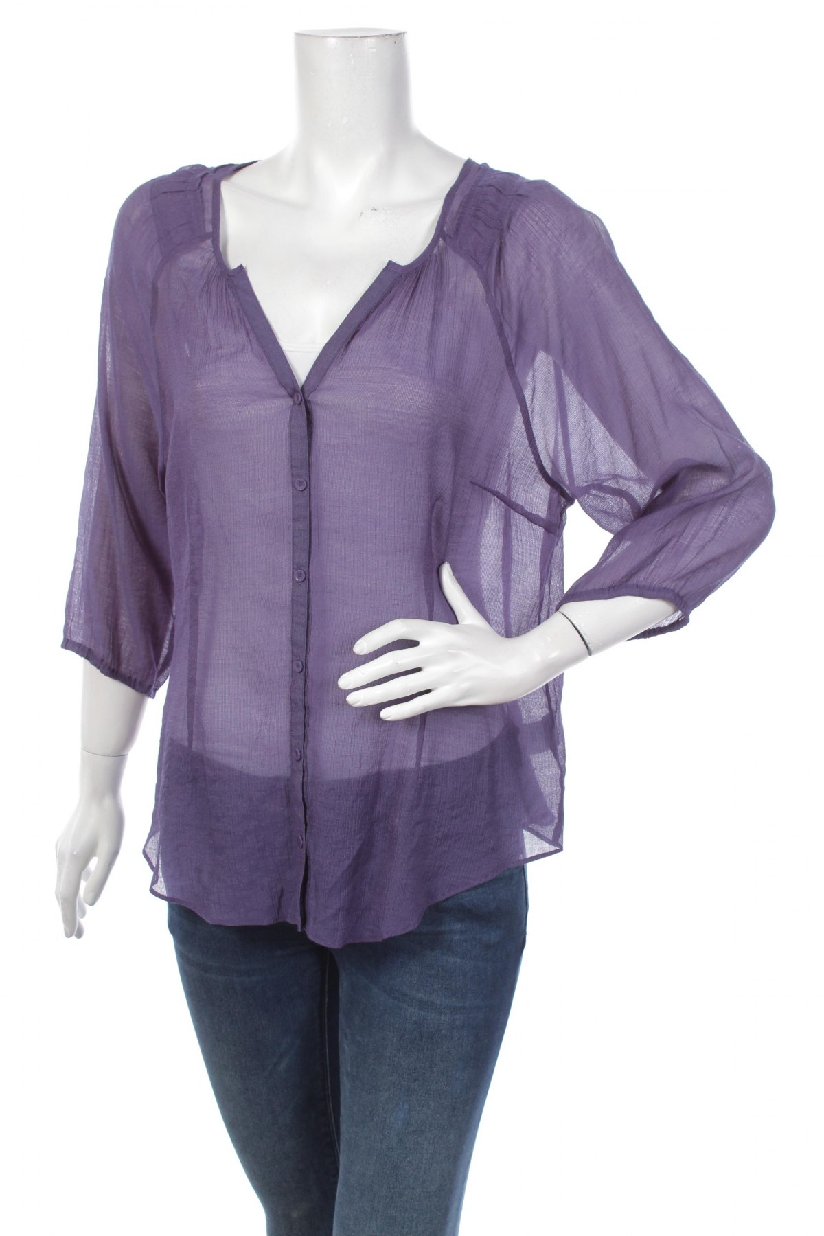 Γυναικείο πουκάμισο Dranella, Μέγεθος XL, Χρώμα Μπλέ, Τιμή 16,49 €