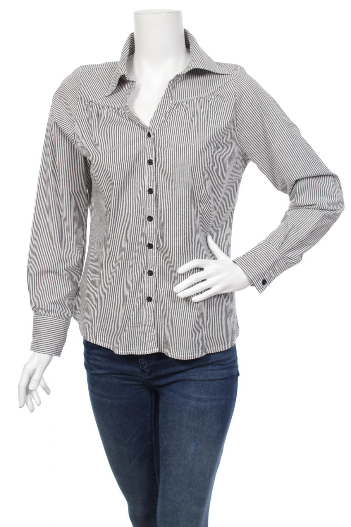 Γυναικείο πουκάμισο Estelle, Μέγεθος M, Χρώμα Γκρί, Τιμή 17,53 €