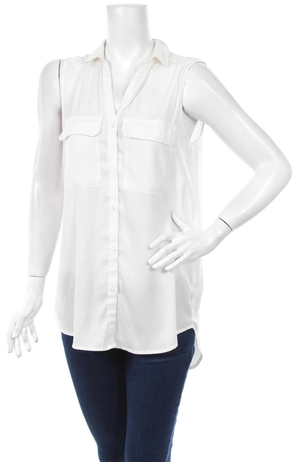 Γυναικείο πουκάμισο H&M, Μέγεθος M, Χρώμα Λευκό, Τιμή 14,74 €