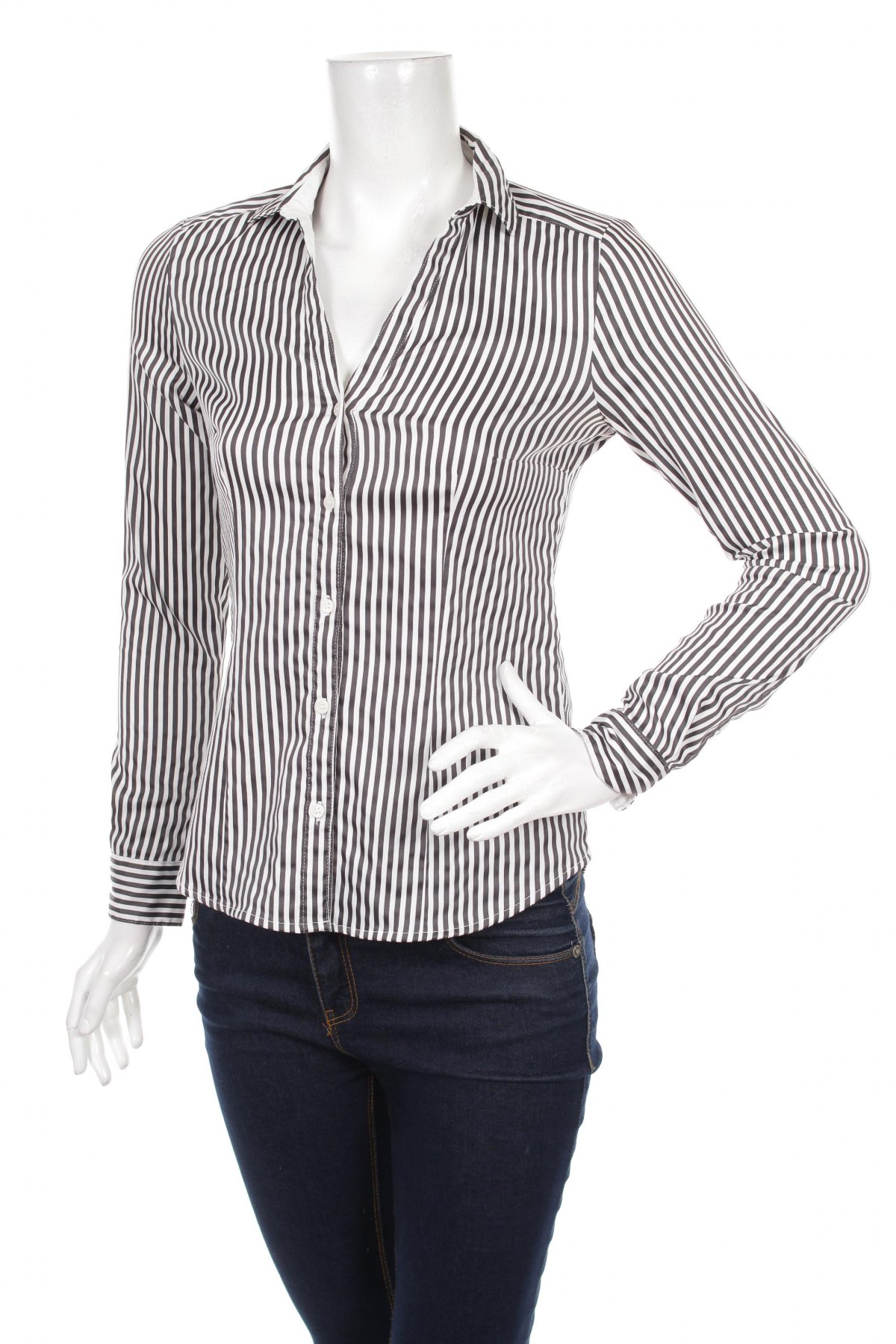 Γυναικείο πουκάμισο H&M, Μέγεθος S, Χρώμα Γκρί, Τιμή 21,65 €