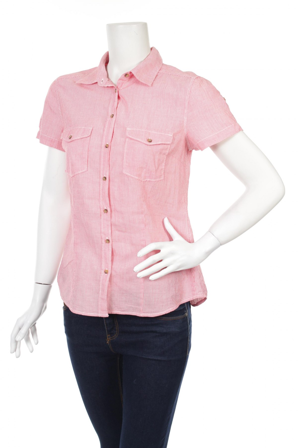 Γυναικείο πουκάμισο H&M L.o.g.g, Μέγεθος M, Χρώμα Κόκκινο, Τιμή 12,94 €