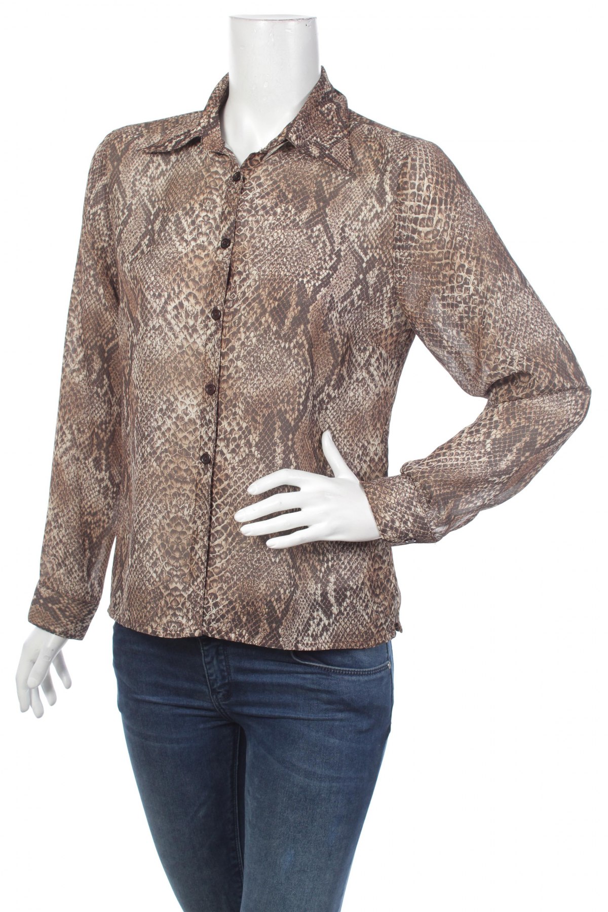 Γυναικείο πουκάμισο Hennes, Μέγεθος M, Χρώμα Πολύχρωμο, Τιμή 20,62 €