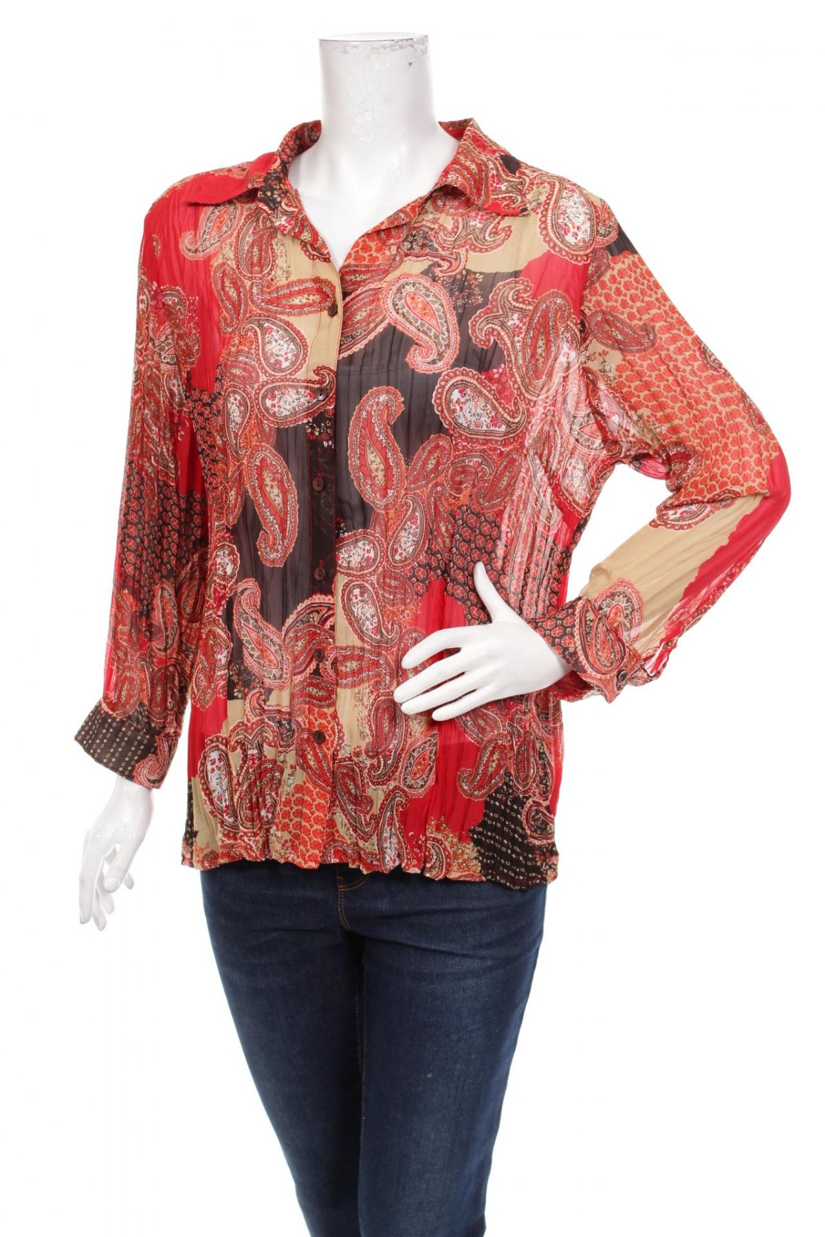 Γυναικείο πουκάμισο Kingfield, Μέγεθος L, Χρώμα Πολύχρωμο, Τιμή 23,71 €