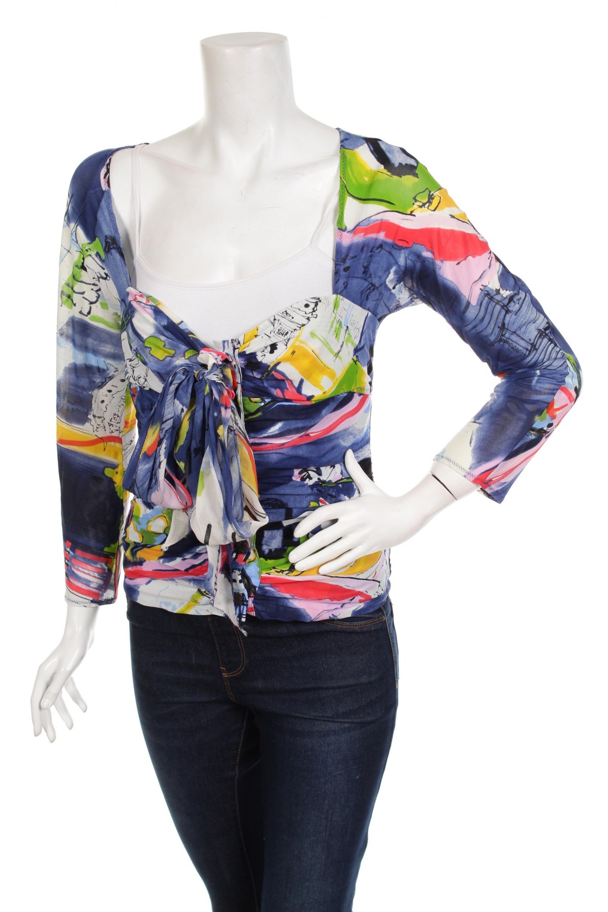 Γυναικείο πουκάμισο Mariella Burani, Μέγεθος XS, Χρώμα Πολύχρωμο, Τιμή 24,74 €