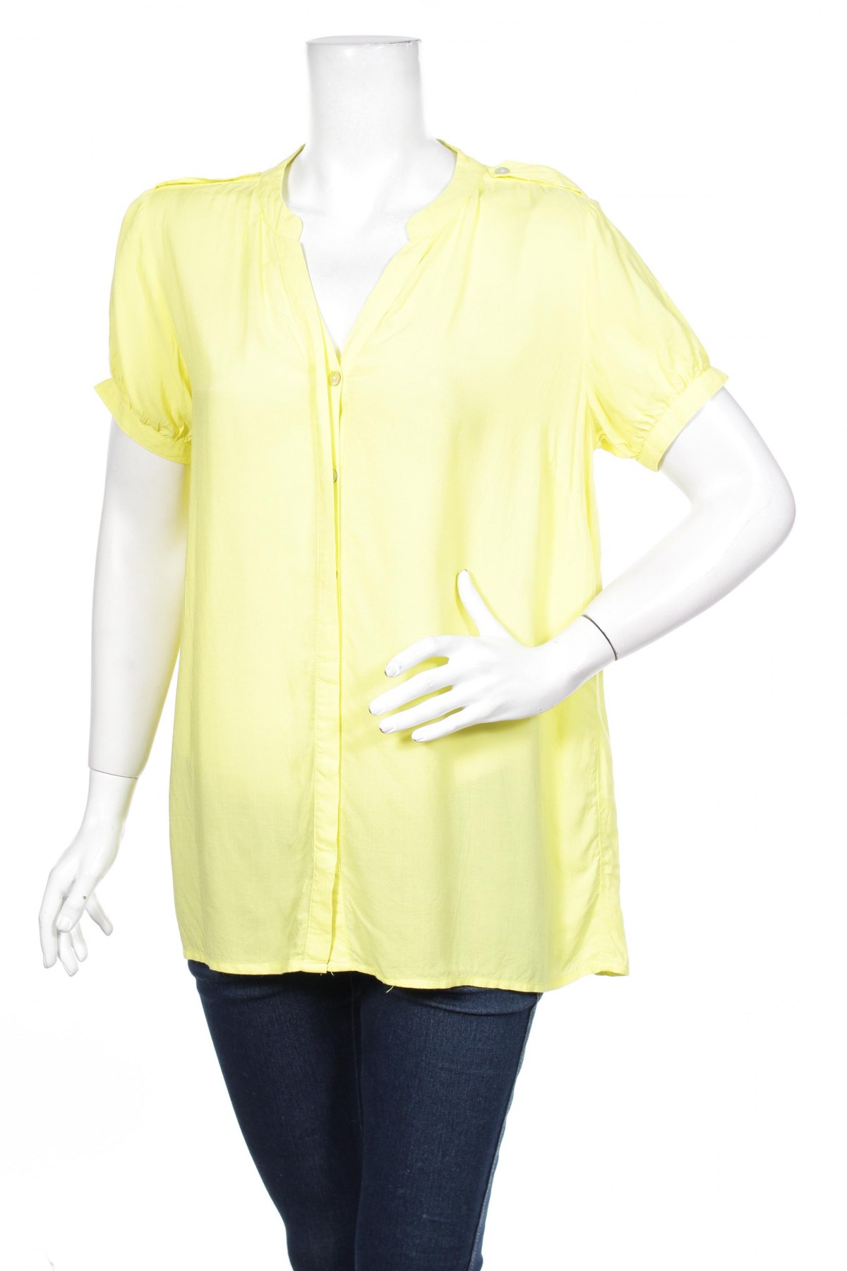 Γυναικείο πουκάμισο Soya Concept, Μέγεθος L, Χρώμα Κίτρινο, Τιμή 11,13 €