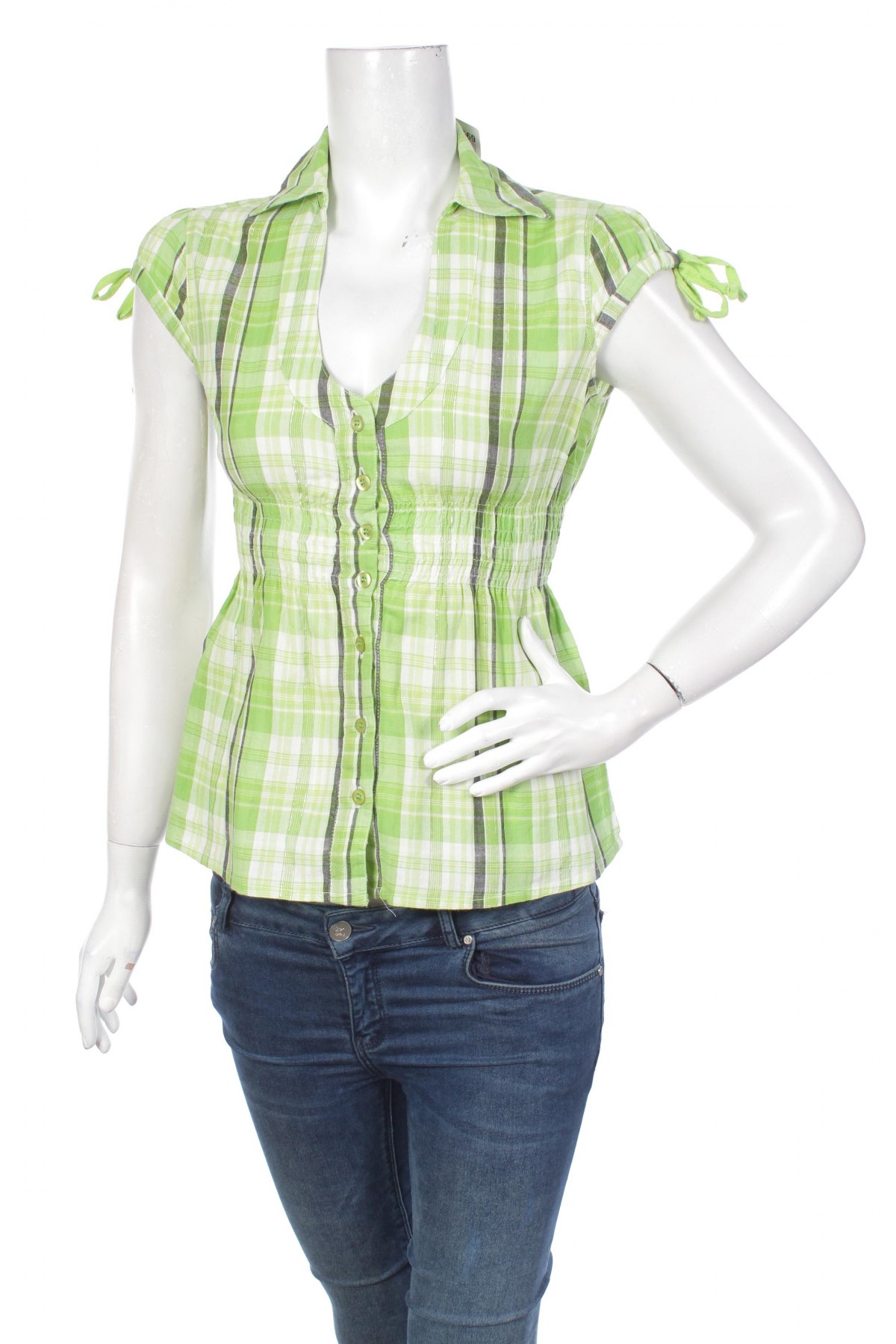 Γυναικείο πουκάμισο Tally Weijl, Μέγεθος S, Χρώμα Πράσινο, Τιμή 14,07 €
