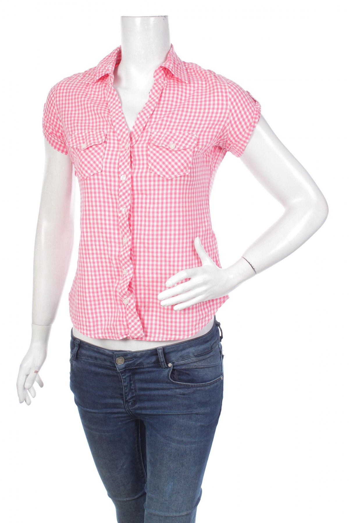 Γυναικείο πουκάμισο Terranova, Μέγεθος XS, Χρώμα Ρόζ , Τιμή 10,82 €