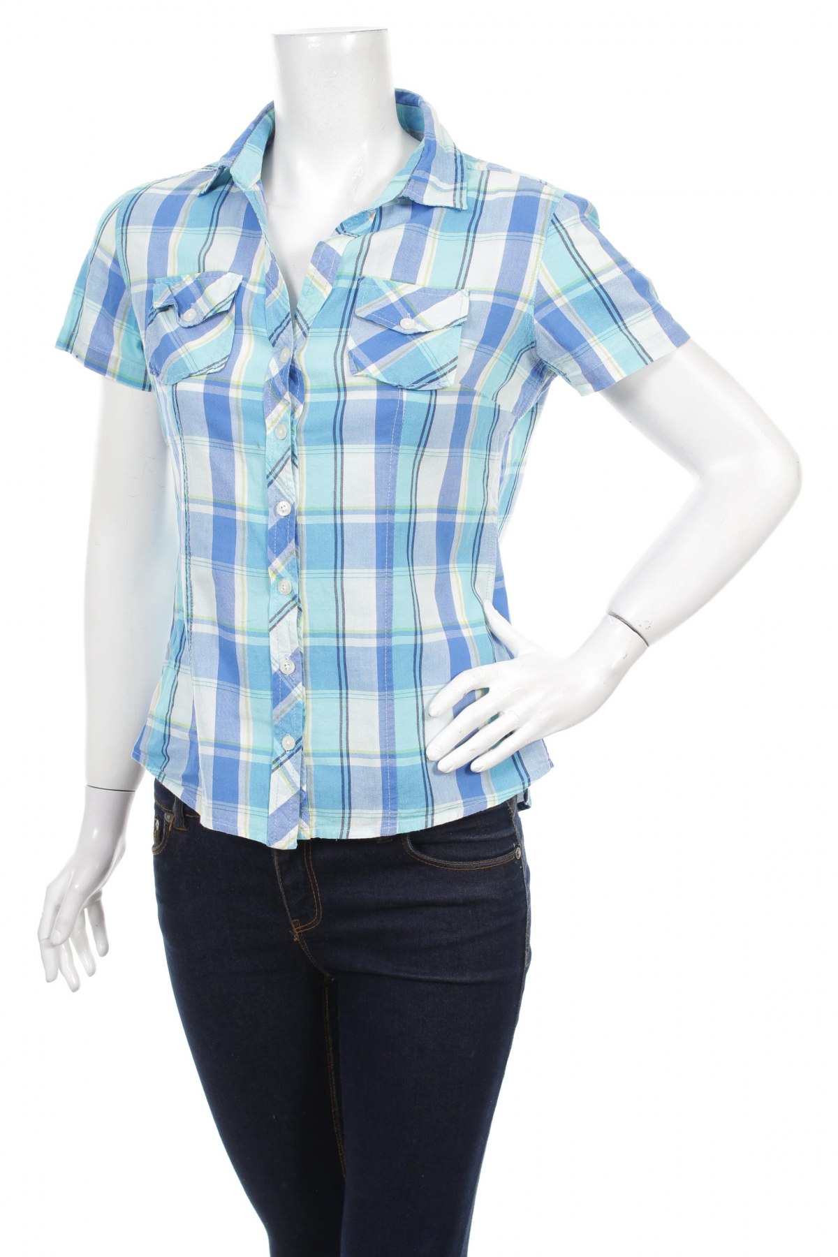 Γυναικείο πουκάμισο Terranova, Μέγεθος L, Χρώμα Πολύχρωμο, Τιμή 10,82 €