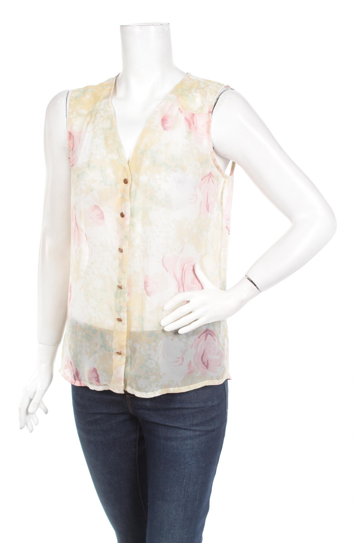 Γυναικείο πουκάμισο Vero Moda, Μέγεθος M, Χρώμα Πολύχρωμο, Τιμή 11,86 €