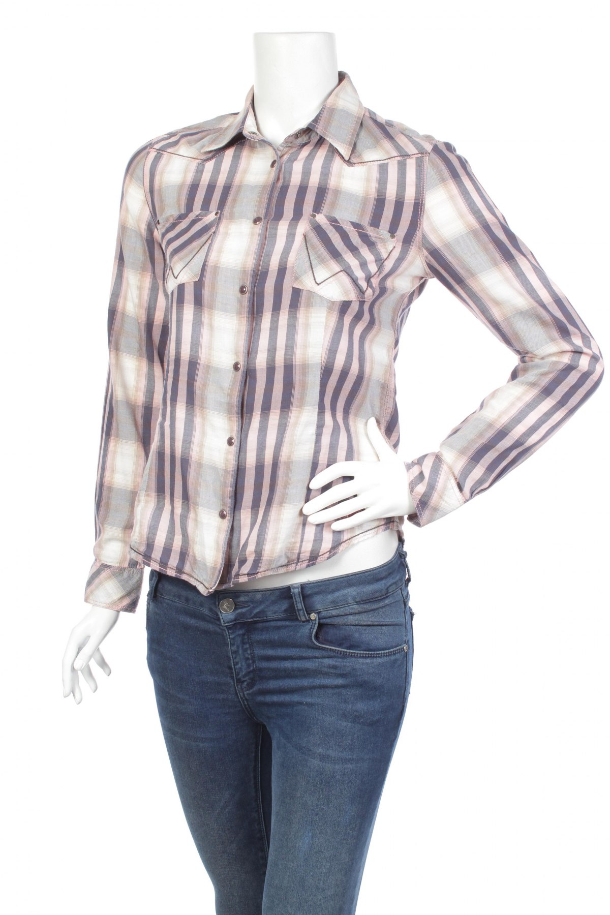 Γυναικείο πουκάμισο Wrangler, Μέγεθος S, Χρώμα Πολύχρωμο, Τιμή 25,26 €