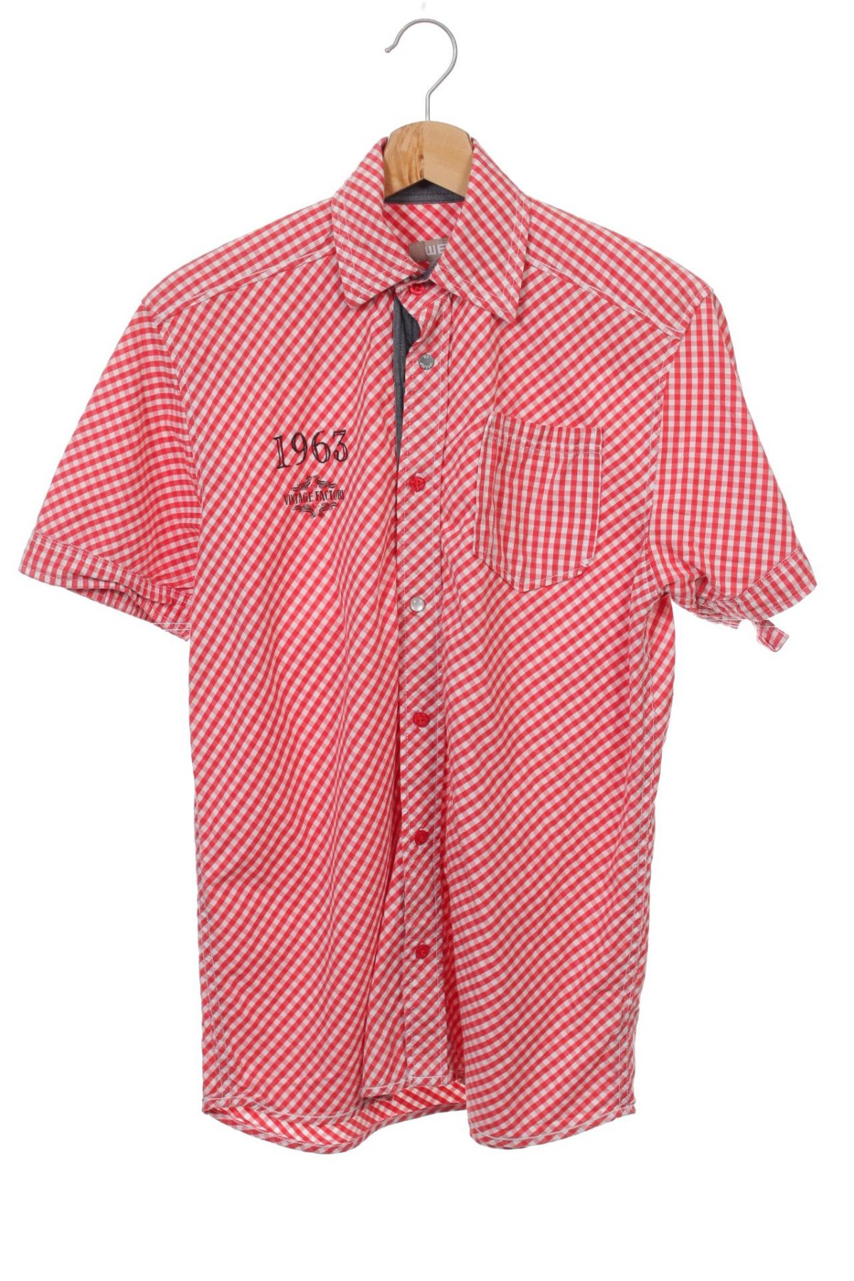 Детска риза WE, Размер 15-18y/ 170-176 см, Цвят Червен, Цена 16,00 лв.