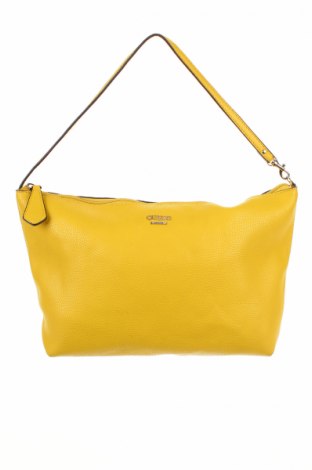 Γυναικεία τσάντα Guess, Χρώμα Κίτρινο, Δερματίνη, Τιμή 44,54 €