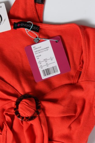 Γυναικεία μπλούζα-Κορμάκι Even&Odd, Μέγεθος XS, Χρώμα Κόκκινο, 48% βαμβάκι, 48% πολυεστέρας, 4% ελαστάνη, Τιμή 7,01 €