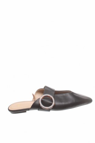 Papuci H&M, Mărime 38, Culoare Negru, Piele ecologică, Preț 50,00 Lei