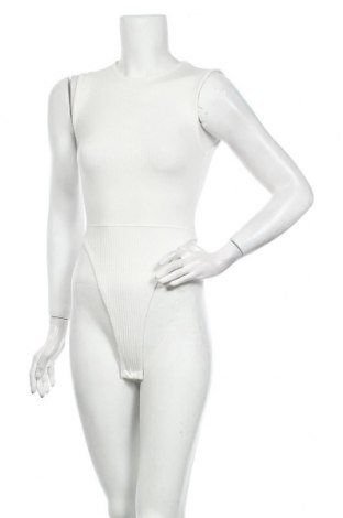 Damenbluse-Body Public Desire, Größe M, Farbe Weiß, 50% Polyester, 45% Baumwolle, 5% Elastan, Preis 10,10 €