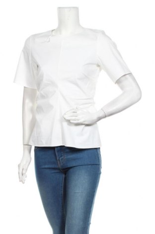 Дамска блуза COS, Размер S, Цвят Бял, 96% памук, 4% еластан, Цена 29,12 лв.