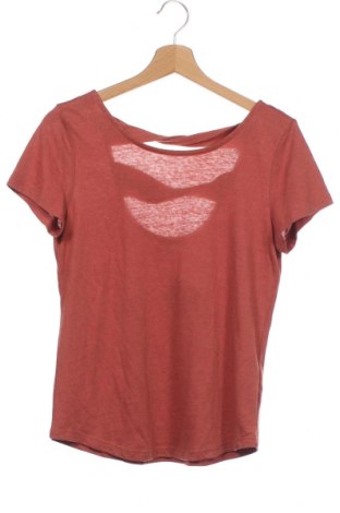 Γυναικεία μπλούζα Edc By Esprit, Μέγεθος XS, Χρώμα Πορτοκαλί, 50% βαμβάκι, 40% πολυεστέρας, 10% λινό, Τιμή 16,08 €