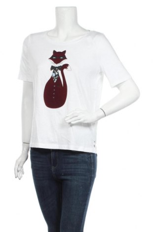 Дамска блуза S.Oliver, Размер S, Цвят Бял, 50% памук, 50% модал, Цена 43,50 лв.