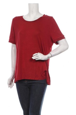 Дамска блуза Sheego, Размер XL, Цвят Червен, 95% вискоза, 5% еластан, Цена 17,70 лв.