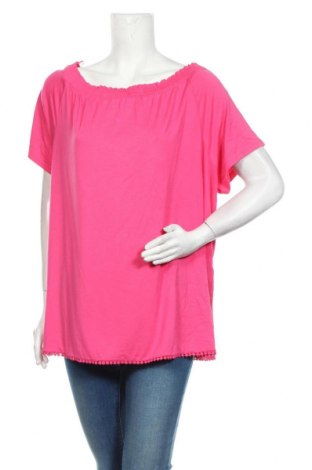 Γυναικεία μπλούζα Triangle By s.Oliver, Μέγεθος XXL, Χρώμα Ρόζ , Τιμή 24,43 €