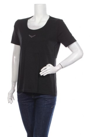 Γυναικεία μπλούζα Trigema, Μέγεθος L, Χρώμα Μαύρο, 95% βαμβάκι, 5% ελαστάνη, Τιμή 7,92 €