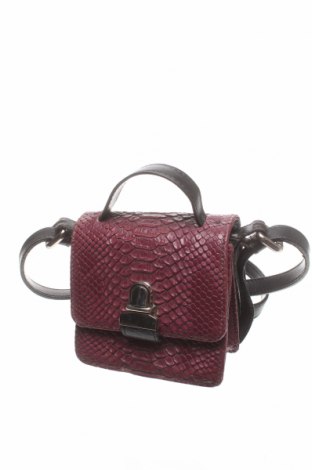 Дамска чанта MM6 Maison Martin Margiela, Цвят Лилав, Естествена кожа, Цена 288,92 лв.