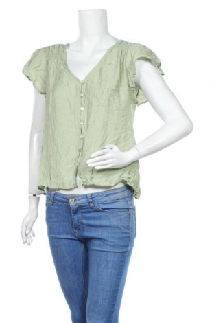 Γυναικείο πουκάμισο Dotti, Μέγεθος L, Χρώμα Πράσινο, Τιμή 15,59 €
