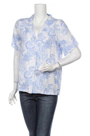 Γυναικείο πουκάμισο FRNCH, Μέγεθος L, Χρώμα Μπλέ, Τιμή 24,43 €