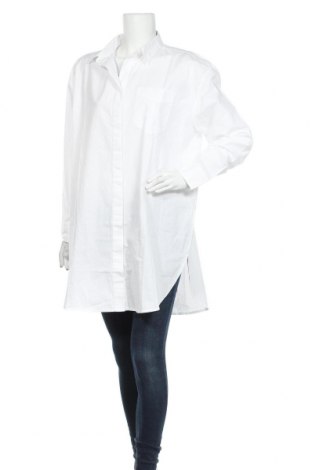 Γυναικείο πουκάμισο Guido Maria Kretschmer for About You, Μέγεθος M, Χρώμα Λευκό, Βαμβάκι, Τιμή 25,29 €