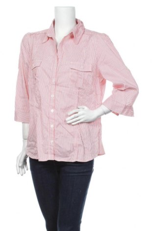 Damska koszula Liz Jordan, Rozmiar XL, Kolor Czerwony, 81% bawełna, 16% poliamid, 3% elastyna, Cena 37,42 zł