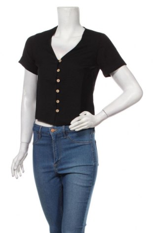 Дамска блуза New Look, Размер XS, Цвят Черен, Цена 3,43 лв.