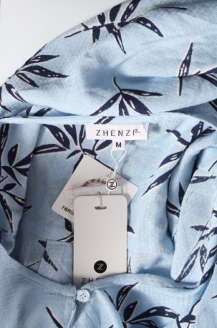 Дамска риза Zhenzi, Размер M, Цвят Син, Цена 24,15 лв.