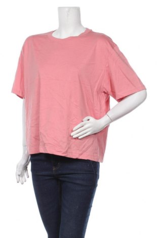 Γυναικείο t-shirt Giordano, Μέγεθος XXL, Χρώμα Σάπιο μήλο, Τιμή 5,72 €