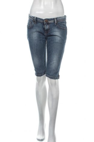 Дамски къс панталон Ann Christine, Размер L, Цвят Син, 99% памук, 1% еластан, Цена 29,45 лв.