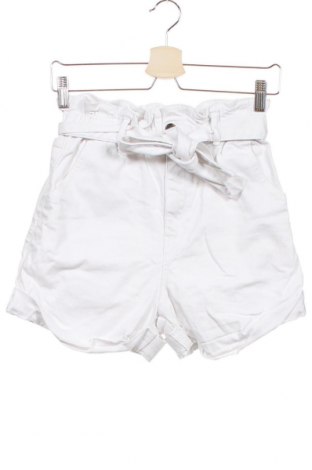 Γυναικείο κοντό παντελόνι H&M, Μέγεθος XS, Χρώμα Λευκό, 99% βαμβάκι, 1% ελαστάνη, Τιμή 13,61 €