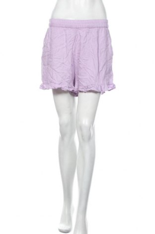 Γυναικείο κοντό παντελόνι Pieces, Μέγεθος M, Χρώμα Βιολετί, Τιμή 1,61 €