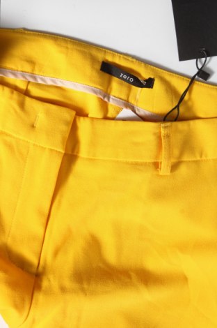 Γυναικείο κοντό παντελόνι Zero, Μέγεθος M, Χρώμα Κίτρινο, 62% πολυεστέρας, 33% βισκόζη, 5% ελαστάνη, Τιμή 22,94 €