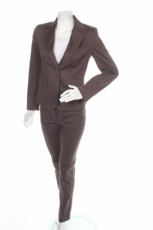 Damen Kostüm Sportmax, Größe M, Farbe Braun, 96% Baumwolle, 4% Elastan, Preis 65,41 €