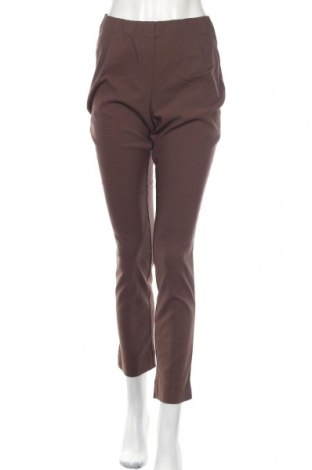 Дамски панталон Sheego, Размер M, Цвят Кафяв, 70% вискоза, 25% полиамид, 5% еластан, Цена 54,50 лв.