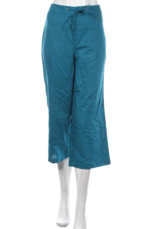 Дамски панталон Zero, Размер M, Цвят Син, 55% лен, 45% памук, Цена 54,50 лв.