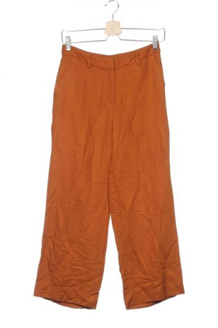 Дамски панталон Zero, Размер XS, Цвят Кафяв, 65% вискоза, 35% лен, Цена 64,50 лв.