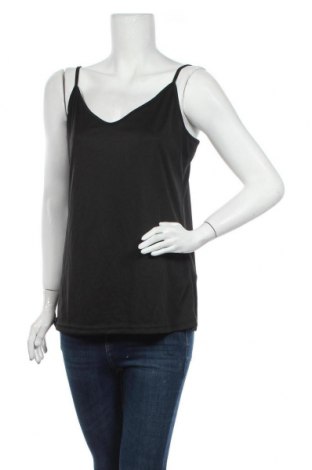 Γυναικείο αμάνικο μπλουζάκι Junarose, Μέγεθος S, Χρώμα Μαύρο, 60% πολυεστέρας, 37% μεταλλικά νήματα, 3% ελαστάνη, Τιμή 5,57 €