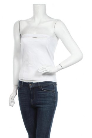 Γυναικείο αμάνικο μπλουζάκι NA-KD, Μέγεθος M, Χρώμα Λευκό, Τιμή 25,26 €
