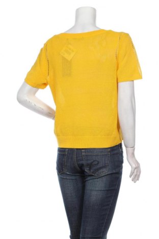 Γυναικείο πουλόβερ Zero, Μέγεθος L, Χρώμα Κίτρινο, 68% βαμβάκι, 32% πολυαμίδη, Τιμή 18,40 €