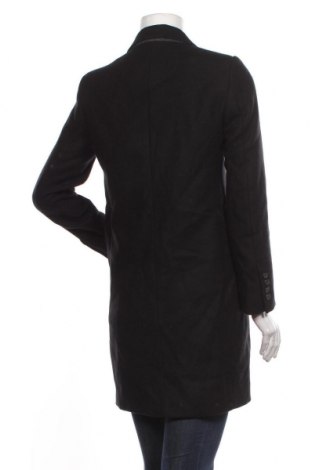 Дамско палто Zara, Размер S, Цвят Черен, 60% вискоза, 40% полиестер, Цена 156,75 лв.