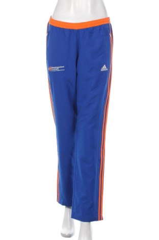 Pantaloni trening de femei Adidas, Mărime S, Culoare Albastru, Poliester, Preț 44,57 Lei