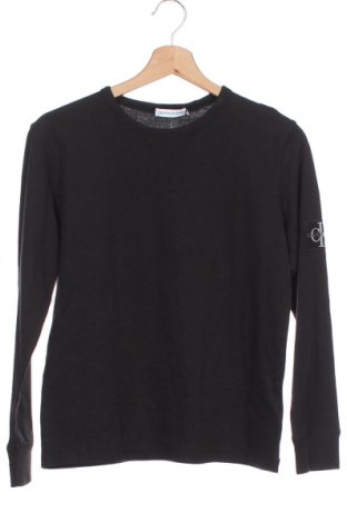 Bluză pentru copii Calvin Klein Jeans, Mărime 13-14y/ 164-168 cm, Culoare Negru, Bumbac, Preț 227,96 Lei
