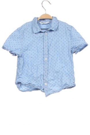 Детска риза H&M, Размер 6-7y/ 122-128 см, Цвят Син, Памук, Цена 10,08 лв.